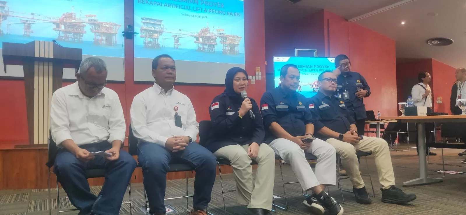 Peresmian 3 proyek ini dilakukan di Kantor PHM Balikpapan Base Office pada tanggal 8 Juli 2024 yang dipimpin langsung oleh Wakil Kepala SKK Migas, Shinta Damayanti