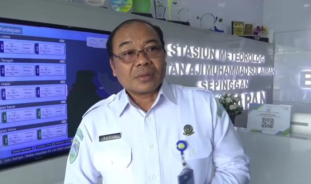 Kepala Stasiun Kelas 1 SAMS Sepinggan BMKG Balikpapan, Kukuh Ribudianto