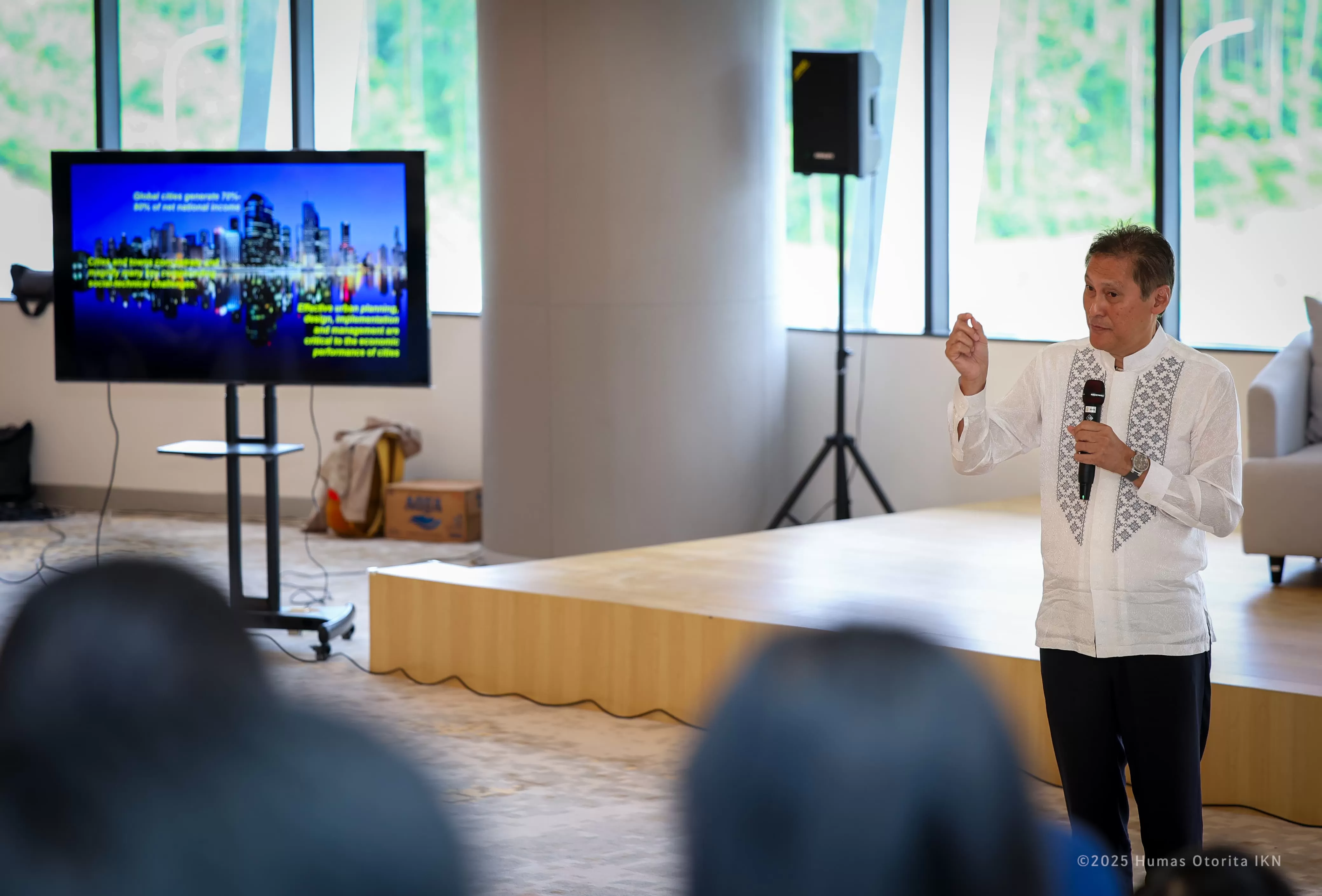 OIKN menggelar kuliah umum bertema Kota Peka Air di Auditorium Kantor OIKN  
