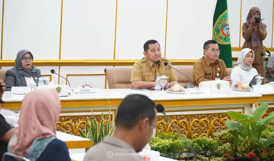 Mudyat Noor memberikan arahan terkait Musrenbang RPJMD PPU tahun 2025-2029. 