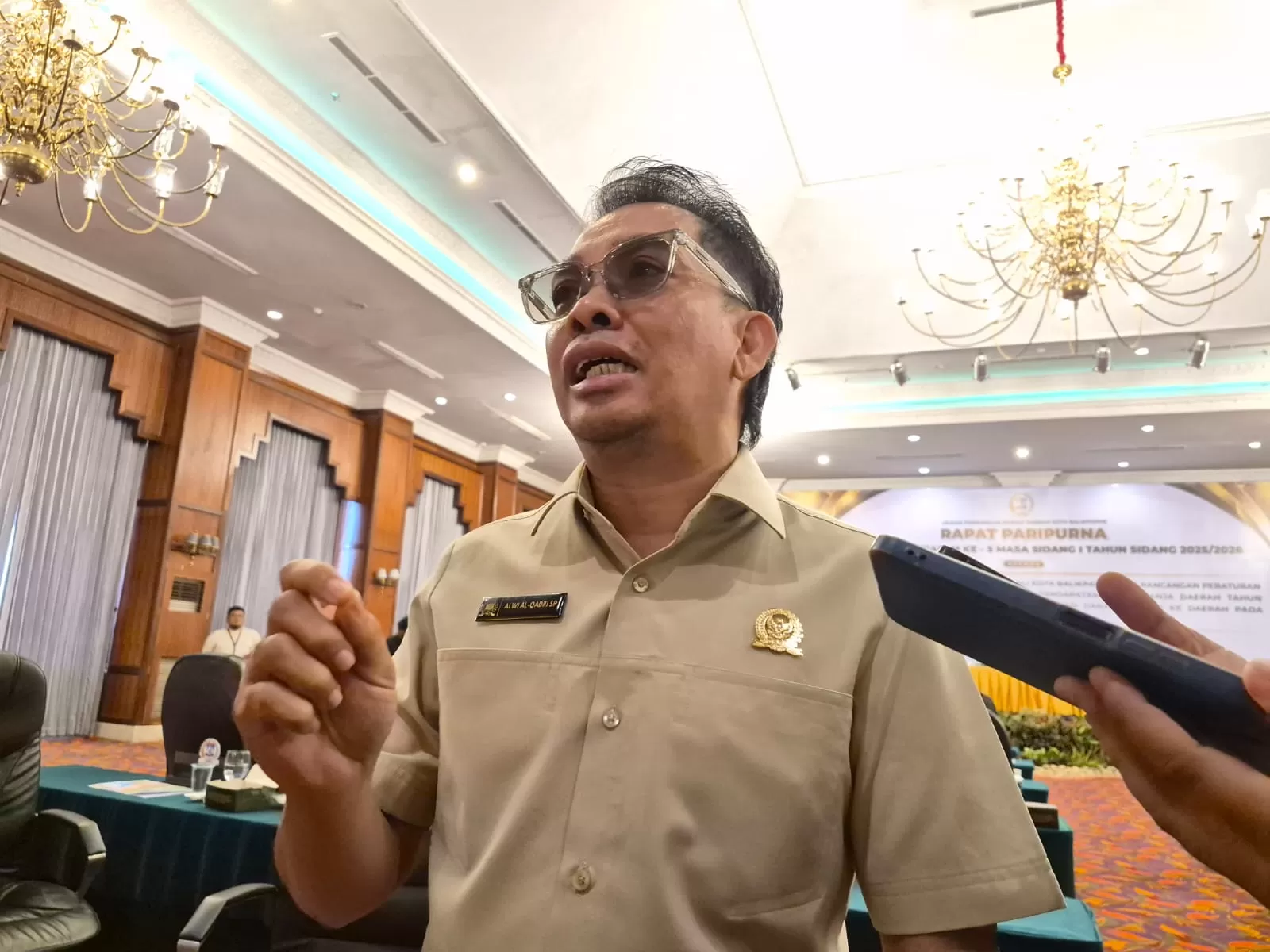 Ketua DPRD Balikpapan, H. Alwi Al Qadri 