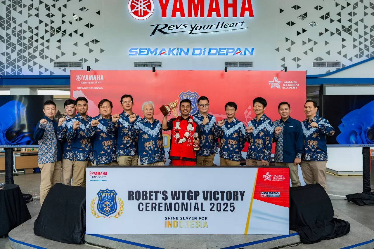 Robet B Simanullang bersama tim Yamaha membuahkan hasil gemilang yang membanggakan