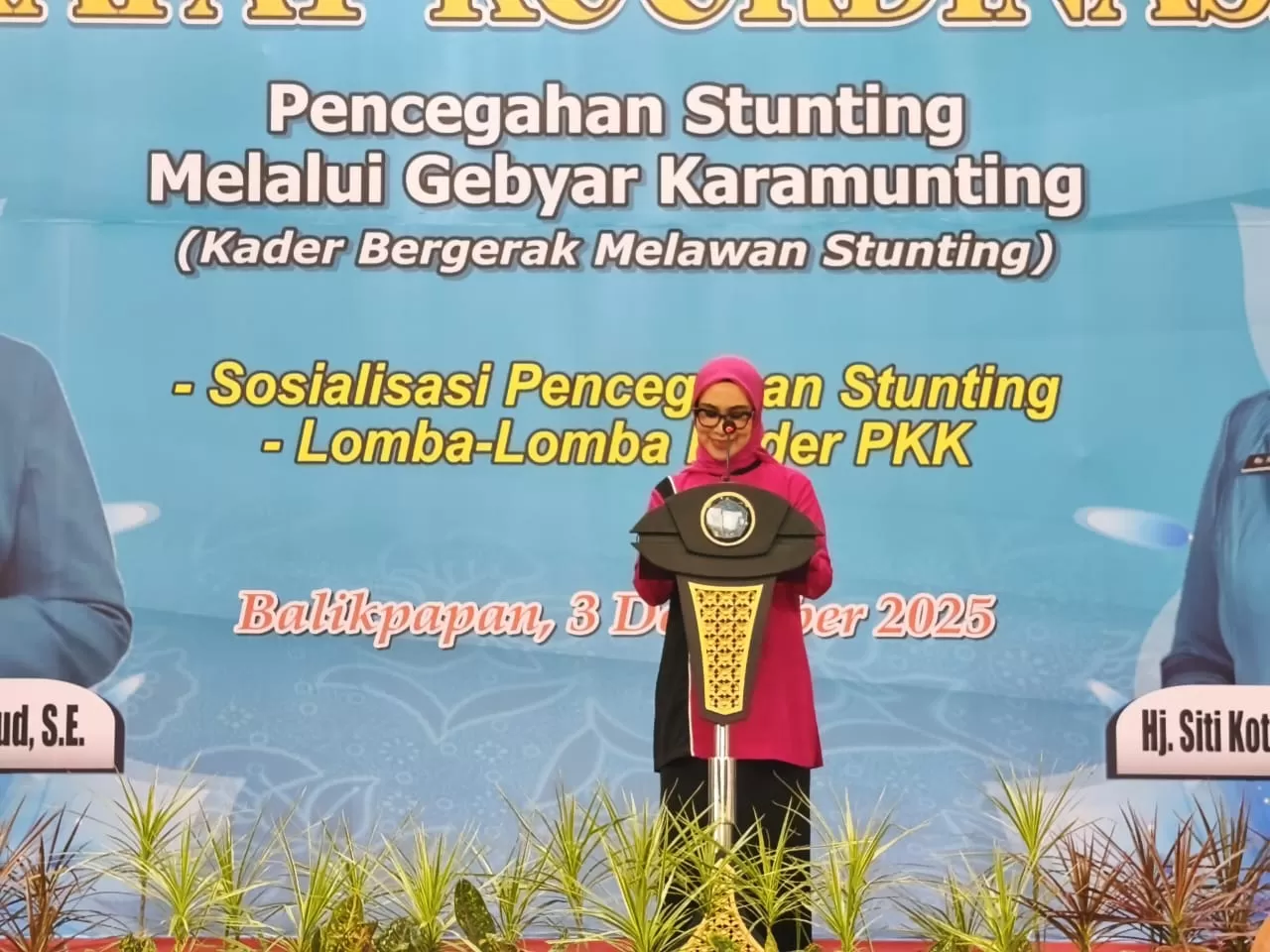 Ketua TP PKK Kota Balikpapan Nurlena Rahmad Mas'ud 