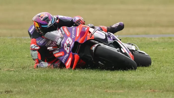 Jorge Martin saat latihan untuk MotoGP Australia 2024