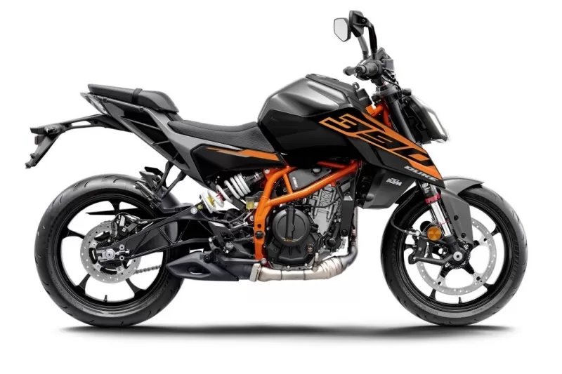 KTM Duke 390 2025 dengan fitur cruise control