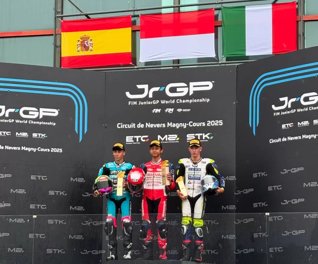 Muhammad Kiandra Ramadhipa podium 1