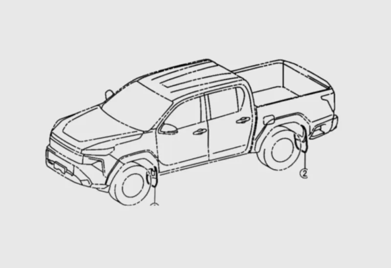 Paten desain generasi terbaru Toyota Hilux