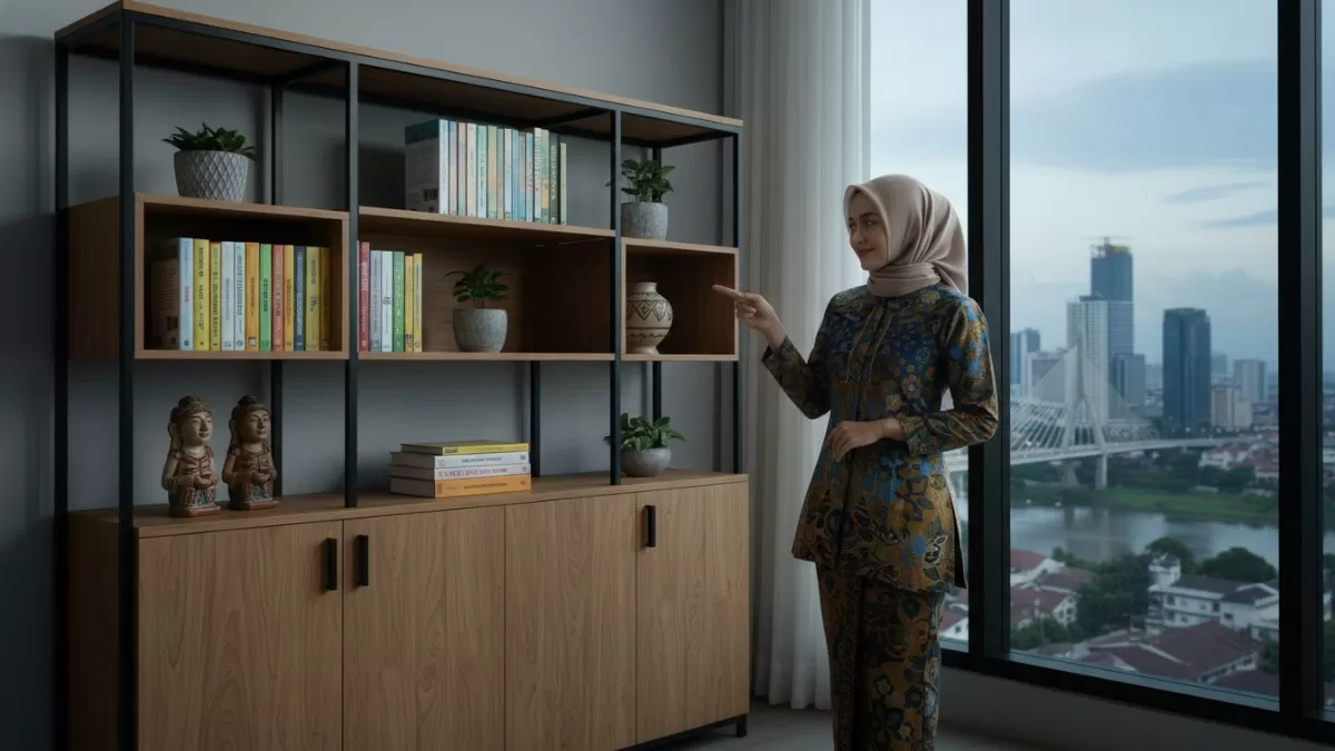 Ruangan Alat Yang Rapi Ruang Tamu Minimalis Terlihat Rapi dan Menarik, Ini 6 Pilihan Lemari ...