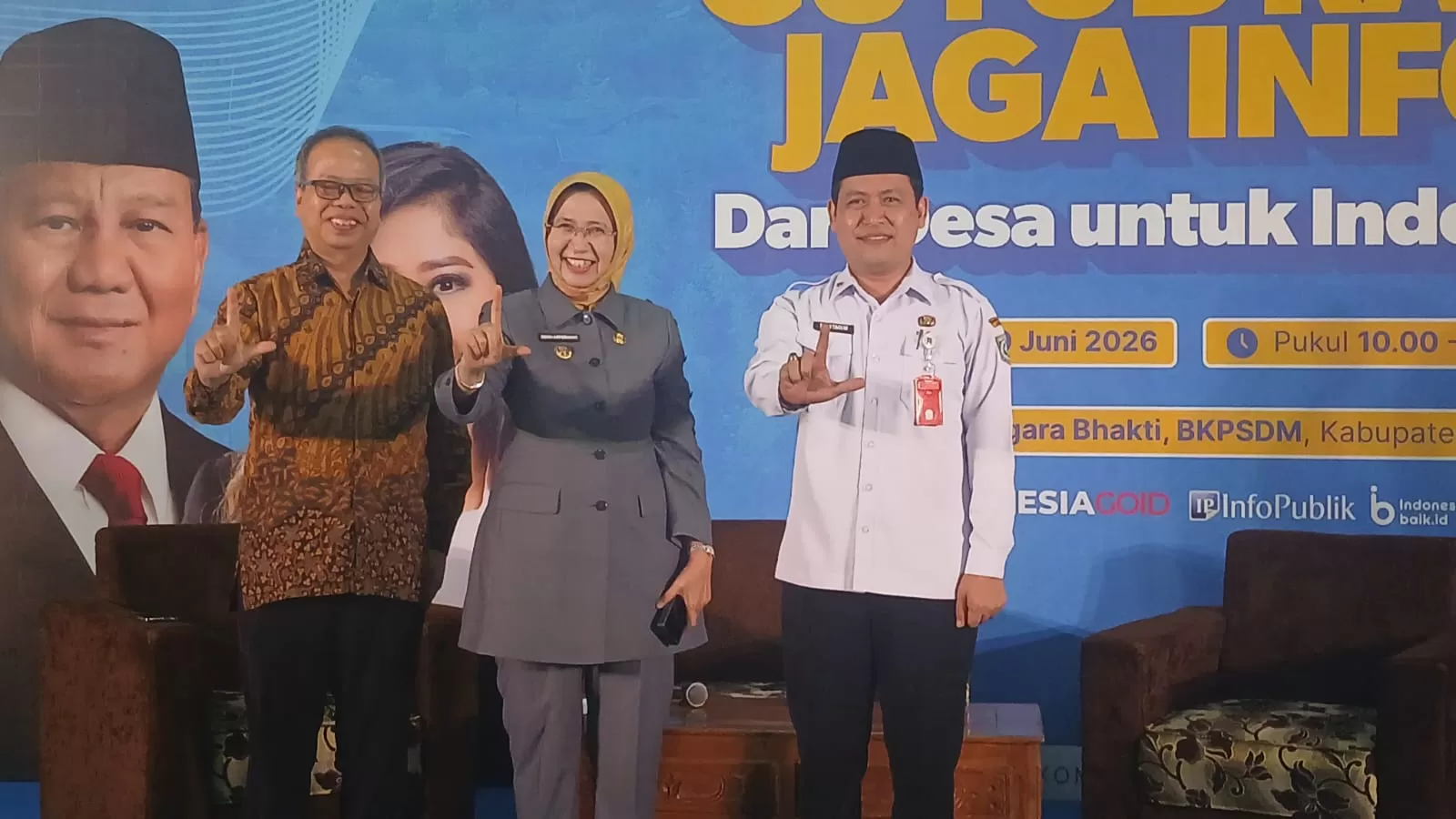 Bupati Lumajang, Indah Amperawati dalam kegiatan Indonesiagoid (IGID) Menyapa Lumajang (jawaheadline/Saiful Ridho)