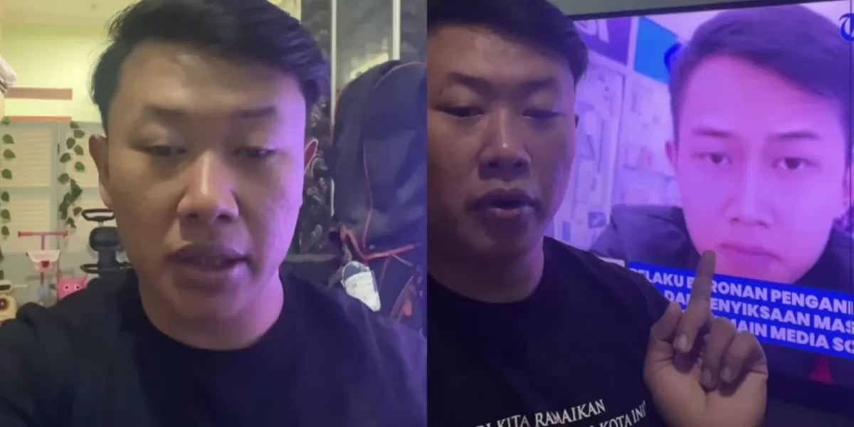 Aditya Peratama Putra, warga Soreang yang mengaku jadi korban salah sasaran karena punya kemiripan dengan DPO pelaku penyekapan Taufik Hidayat. (Threads/aditya.peratama)