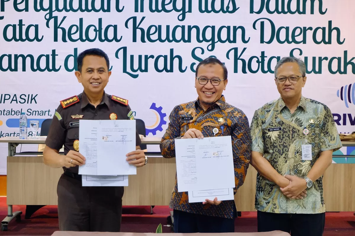 Jaga Predikat Kota Antikorupsi, Solo Perkuat Pengawasan hingga Tingkat Kelurahan. (Kliksolonews/dok Pemkot Surakarta)