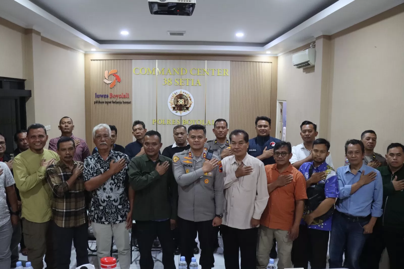 Jaga Keamanan Jelang Bulan Suro, Polres Boyolali Gandeng Perguruan Pencak Silat. (Kliksolonews/dok Polres Boyolali)