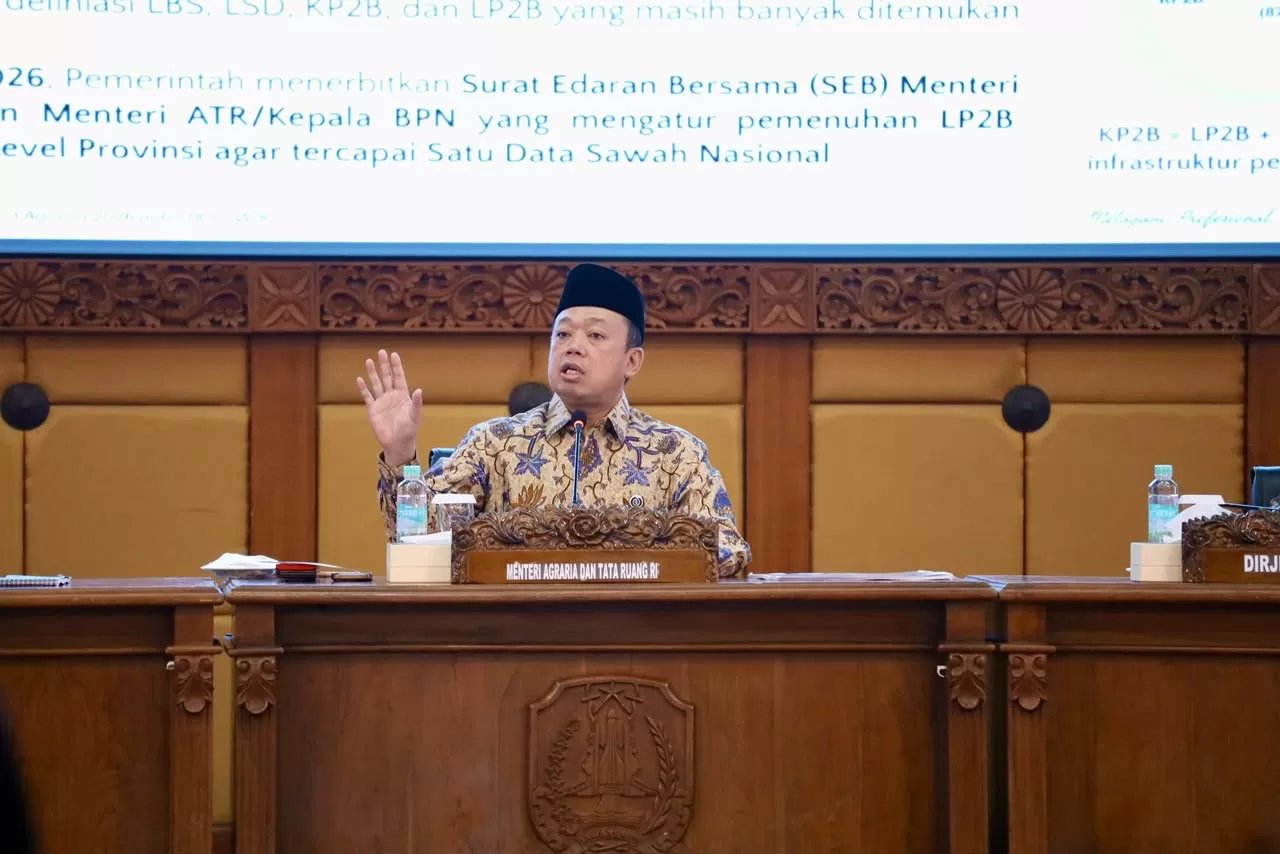 Menteri Agraria dan Tata Ruang/Kepala Badan Pertanahan Nasional (ATR/BPN), Nusron Wahid (Kementerian ATR/BPN)
