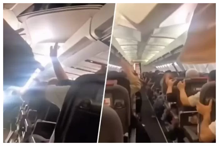 Penumpang Sepehran Airlines panik setelah salah satu roda pesawat lepas (Istimewa)