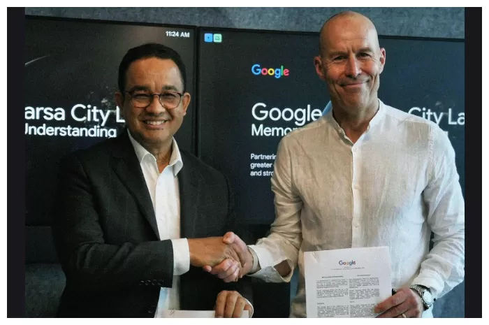 Anies dan perwakilan Google (@aniesbaswedan)