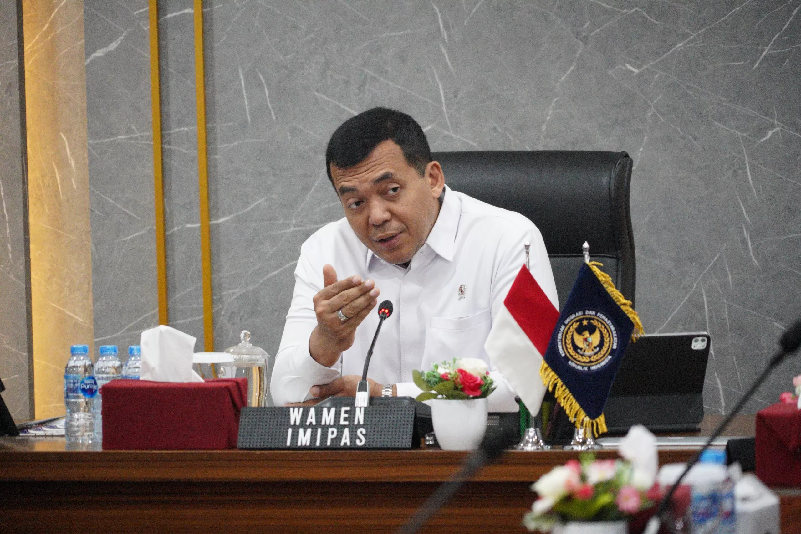 Mantan Wakil Menteri Imigrasi dan Pemasyarakatan, Silmy Karim (Kementerian Imigrasi dan Pemasyarakatan)