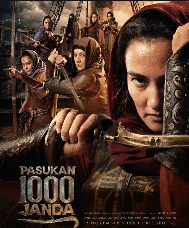 Film Pasukan 1000 Janda siap membawa kisah heroik Laksamana Malahayati dan pasukan Inong Balee ke layar lebar. Dibintangi Atiqah Hasiholan (Beritaonline.co - ilustrasi)
