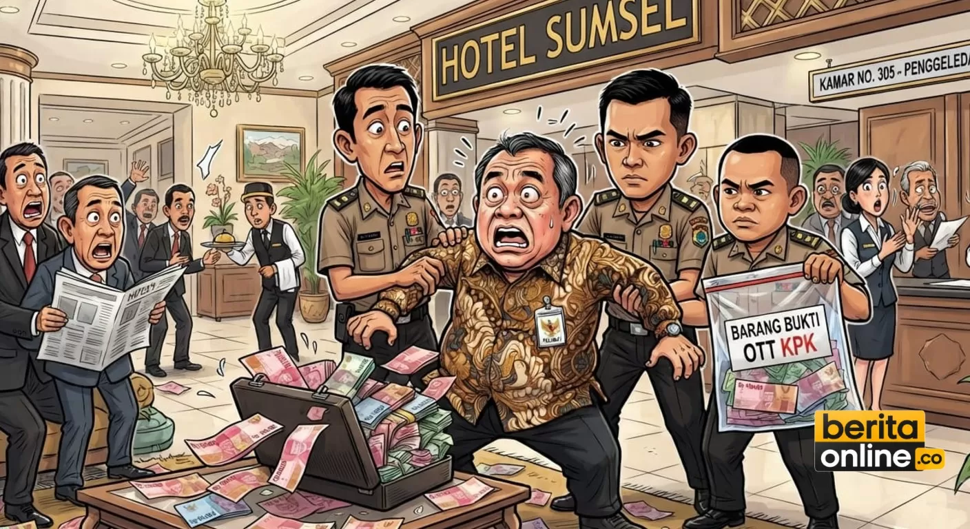 OTT di Hotel, Dua PPPK Banyuasin Diduga Minta Fee dari Dana Revitalisasi (Beritaonline.co - ilustrasi)