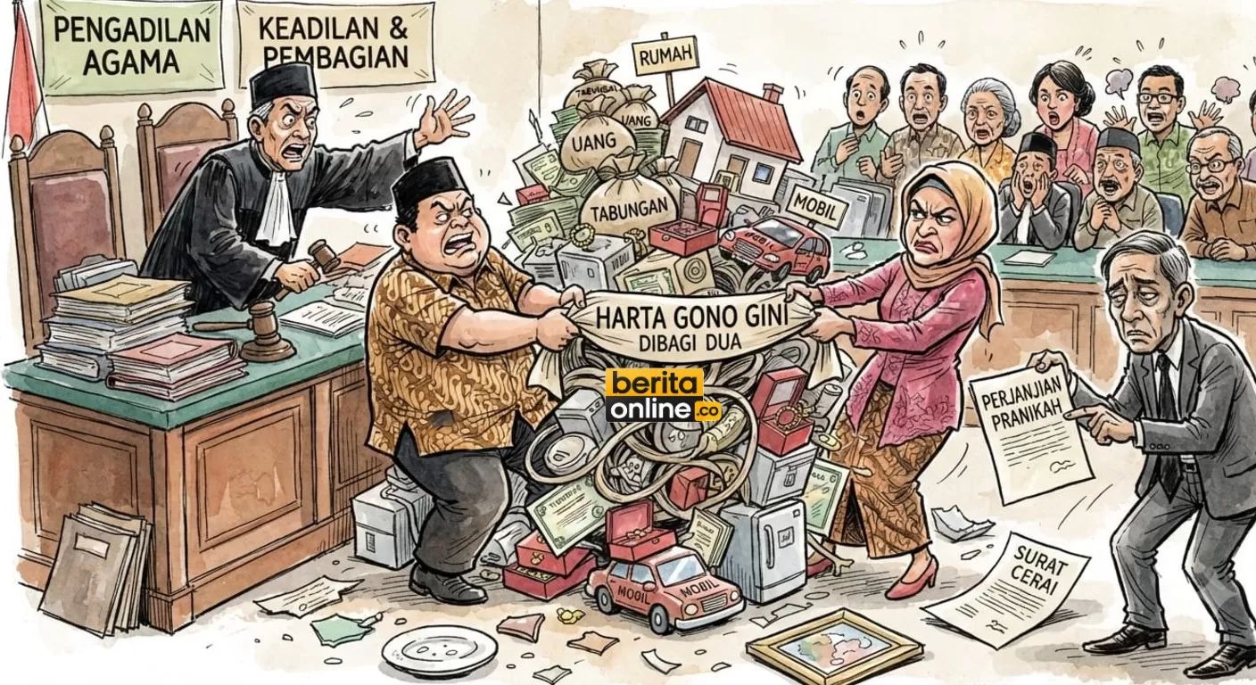 Cerai Boleh, Harta Jangan Bikin Berantem! Begini Aturan Gono-Gini (Beritaonline.co - ilustrasi)