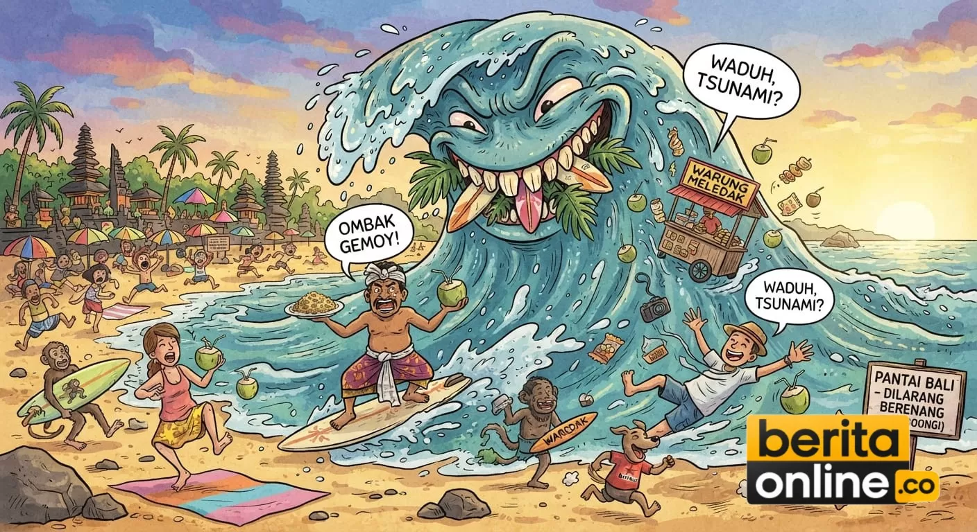 Beritaonline.co - Balai Besar Meteorologi Klimatologi dan Geofisika (BBMKG) Wilayah III Denpasar mengingatkan masyarakat mengenai sejumlah kondisi maritim yang perlu diperhatikan di Bali. (Beritaonline.co - ilustrasi)