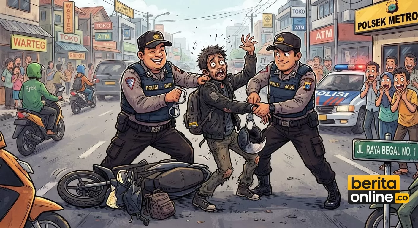 Begal Keliling Cari Mangsa, Tiga Pelaku Diciduk Polisi di Pulogadung (Beritaonline.co - ilustrasi)