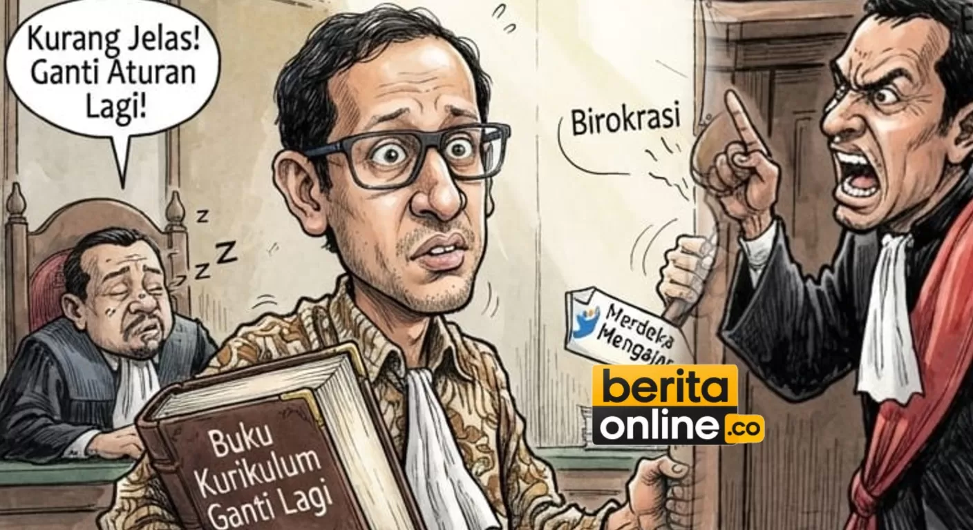 Nadiem Ajukan Banding, Hukuman Turun Setahun, Duit Pengganti Ikutan Dipangkas (Beritaonline.co - ilustrasi)