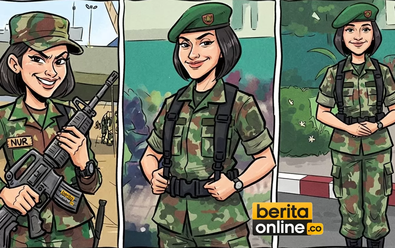 Dulu Perempuan Dianggap Cukup di Belakang, Kini Kowad Bisa Panggul Senjata (Beritaonline.co - ilustrasi)