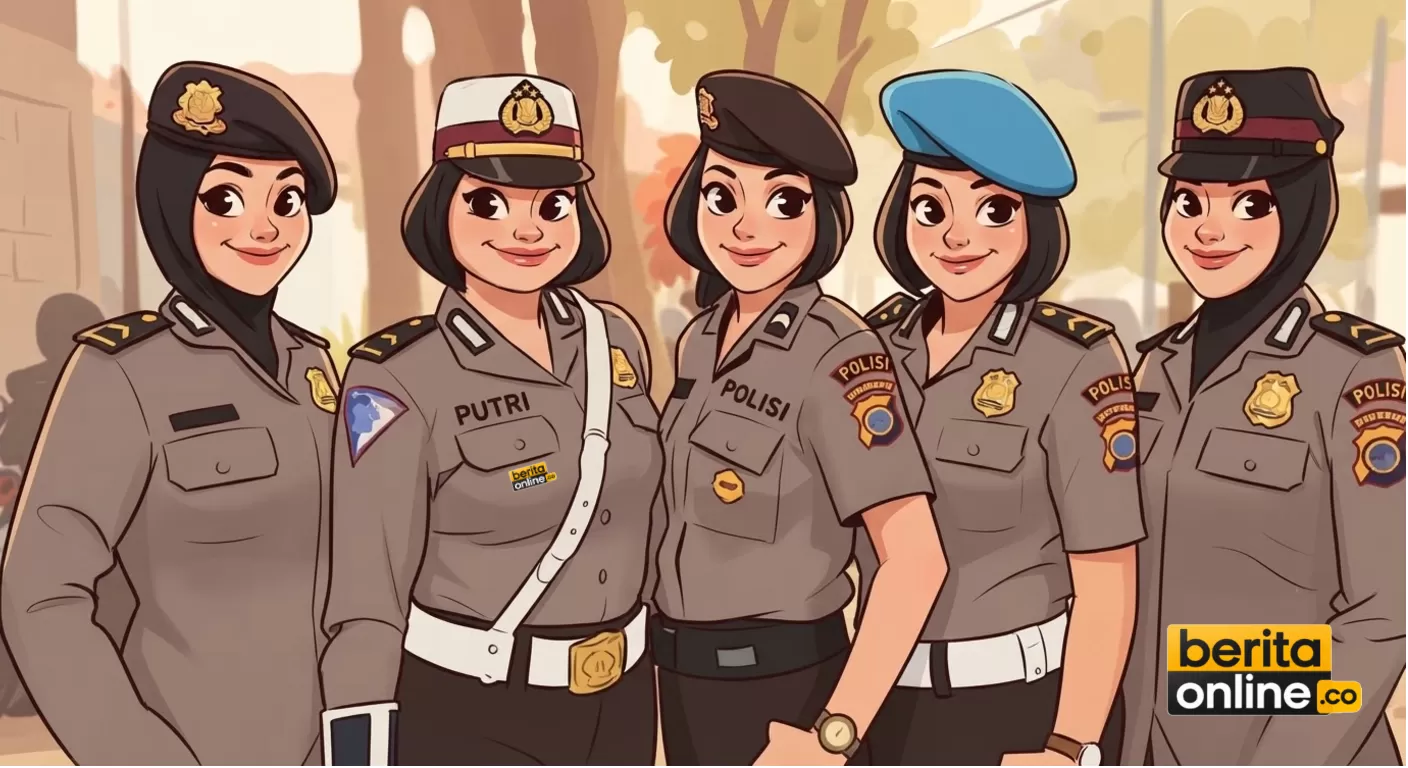 Polwan Bukan Tiba-Tiba Ada, Sejarahnya Dimulai dari Enam Perempuan (Beritaonline.co - ilustrasi)