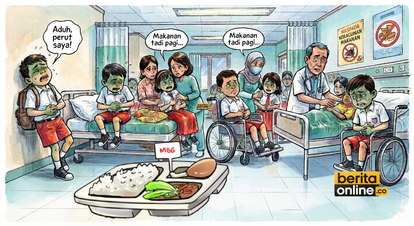 Sudah Ada Sidak ke Dapur MBG, Kenapa Dugaan Keracunan Masih Terjadi? (Beritaonline.co - ilustrasi)