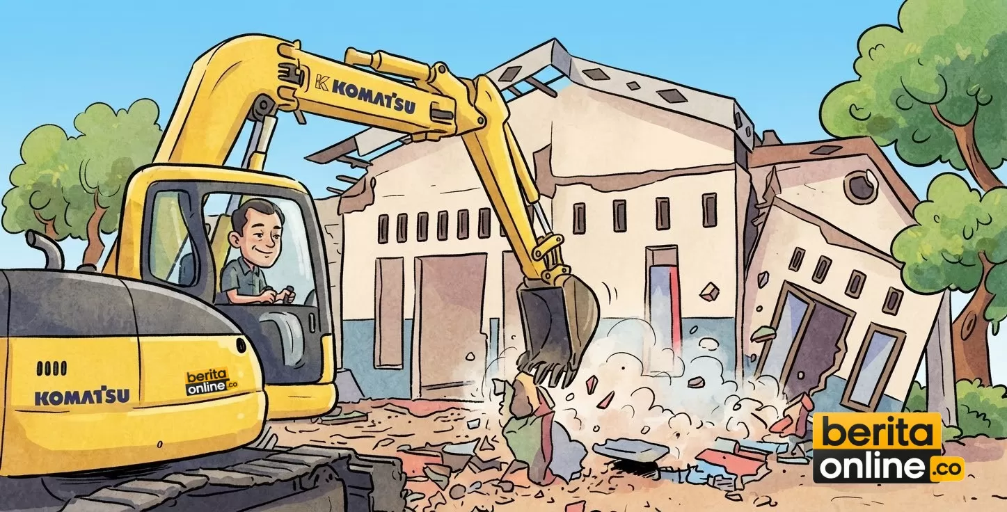 Belum Kelar Diusut, Bangunan Mewah Lapas Cibinong Malah Dihancurkan (Beritaonline.co - ilustrasi)