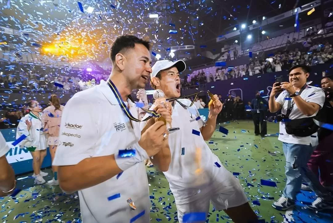 Jatuh ke Tangan Raffi Ahmad dan Dion Wiyoko Simak Arti dan Keistimewaan Piala Berlian di Ajang Lagi-Lagi Tenis - Manado Post
