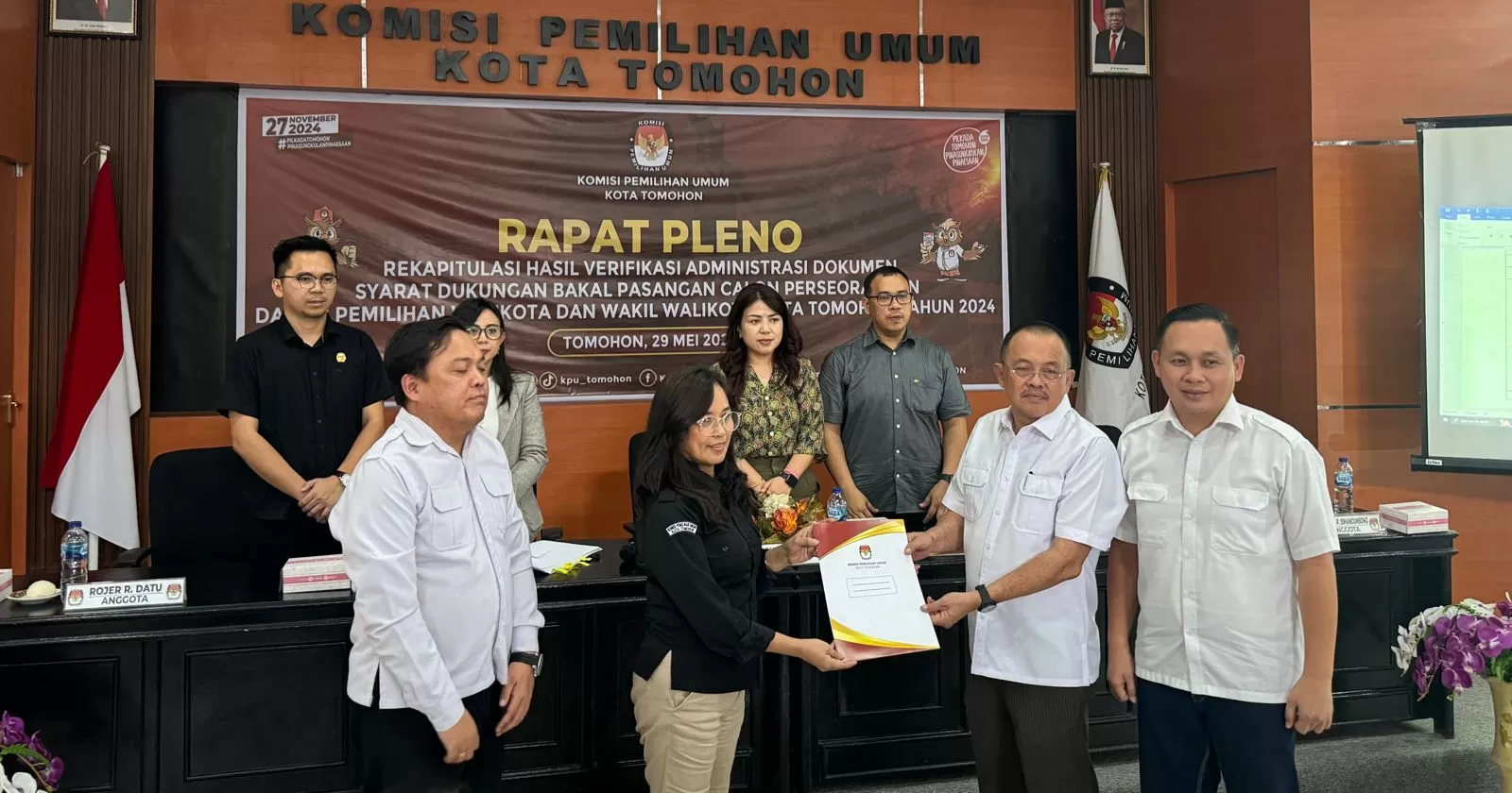 KPU Tetapkan Bakal Paslon Perseorangan WL-MM Lolos Verifikasi ...