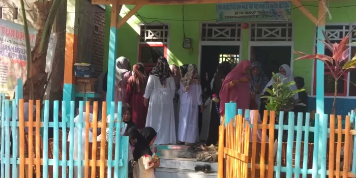 Foto kondisi gedung KB/TK Nuruttaubah Desa Bijawang Kecamatan Ujungloe, Bulukumba. Sabtu 17/10/2026