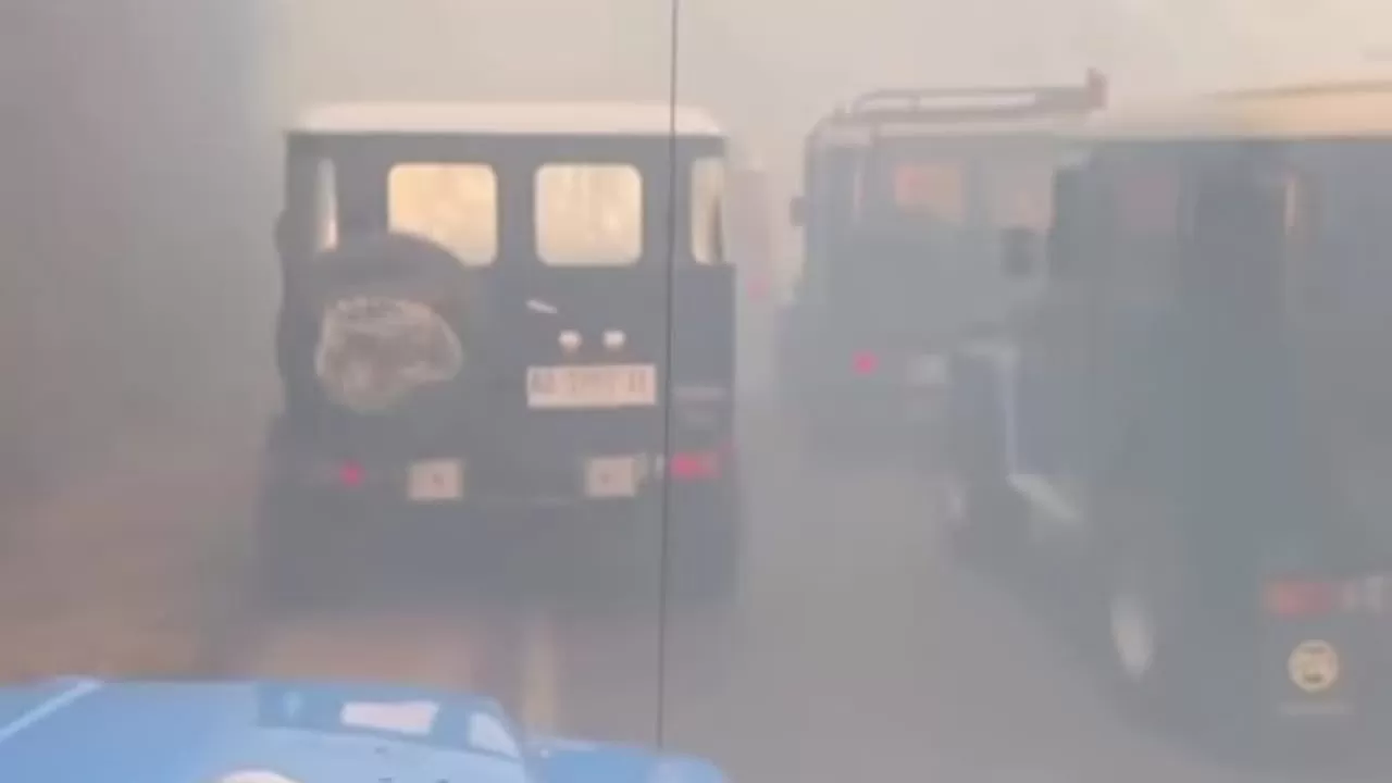 Kebakaran melanda kawasan Bukit Penanjakan Bromo di Desa Wonokitri, Pasuruan. TNBTS membatasi akses wisatawan hingga Lemah Pasar akibat api yang belum terkendali (Ig/@wargabromo)