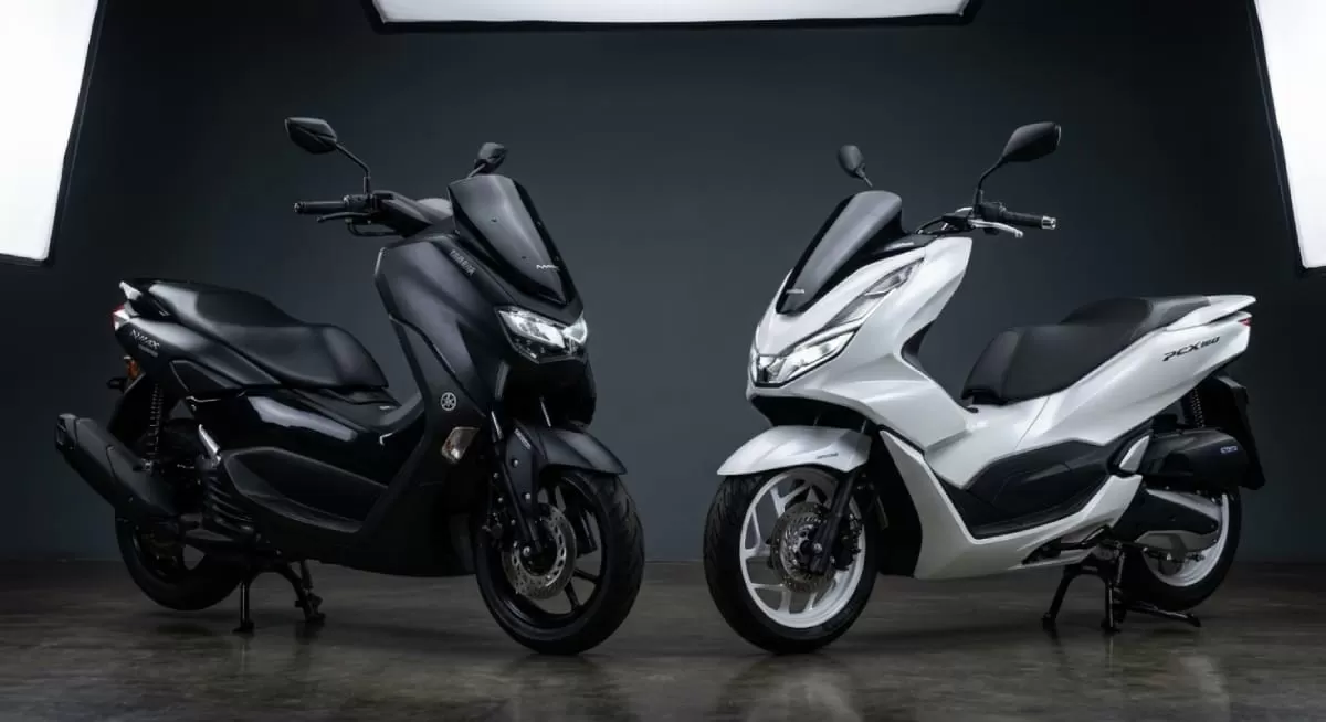 Adu irit Honda PCX 160 vs Yamaha Nmax/ foto NKRI24JAM