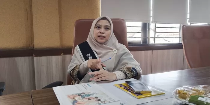 Bunda PAUD Kecamatan Jatiuwung yang sebelumnya menjabat Bunda PAUD Kecamatan Cibodas, Nurul Fitri Prihadi saat ditemui Educeria.com. (Educeria.com/Muhammad Guruh Nuary)
