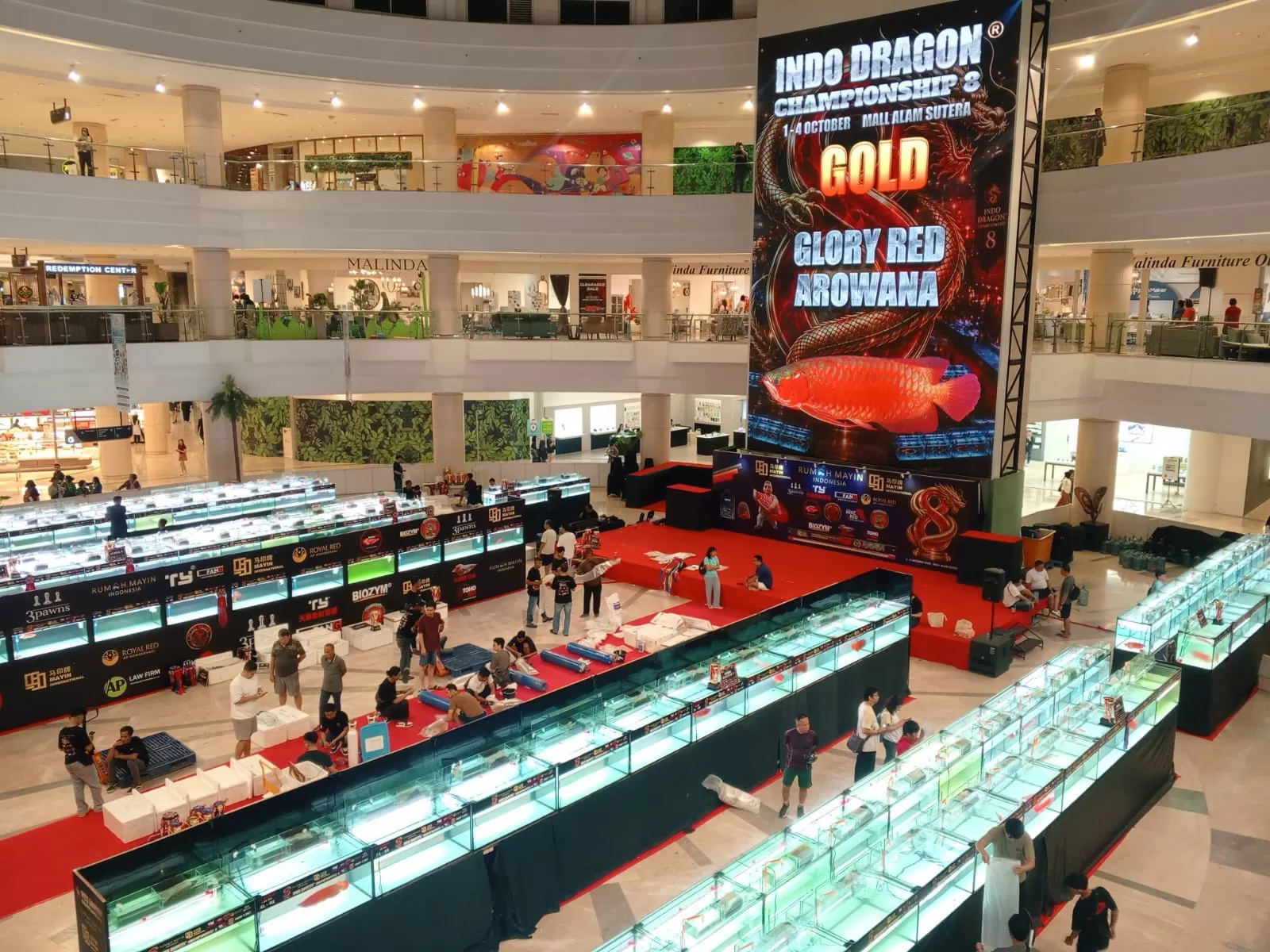 Situasi Indodragon Championship ke-8, di Mall Alam Sutra Tangerang. (educeria.com/Nur Agnatul Hasanah)