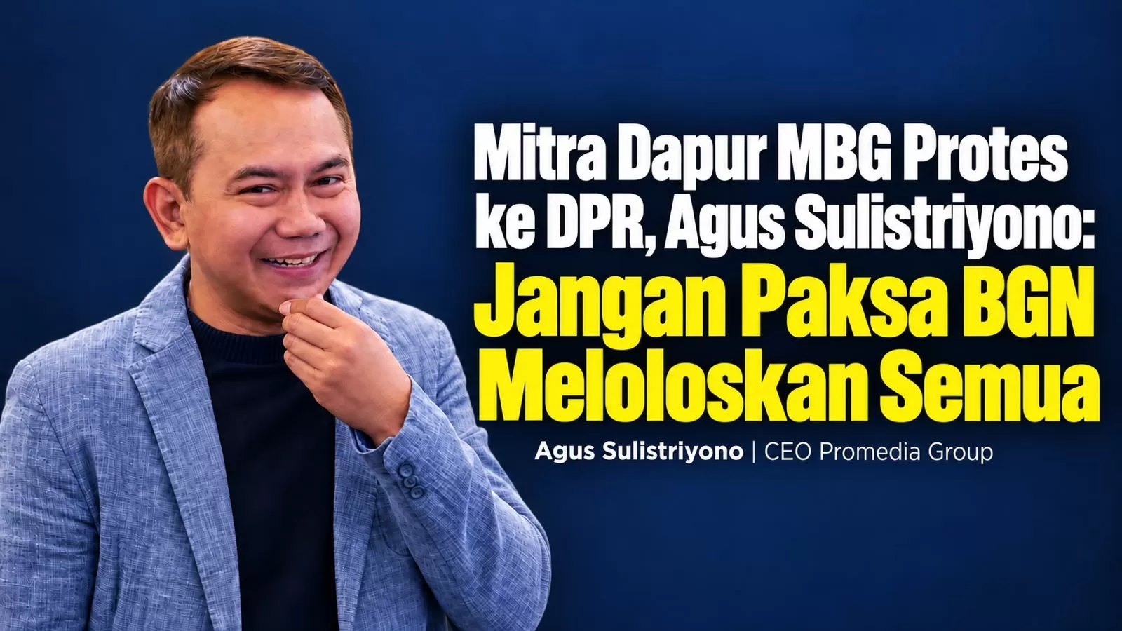 CEO Promedia Group Agus Sulistriyono. (dok. Pribadi)