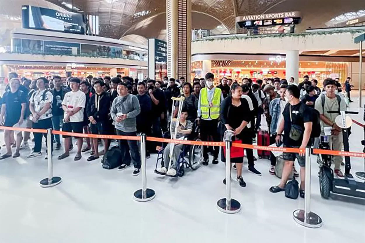 Kedutaan Besar RI (KBRI) Phnom Penh, Kamboja, menyampaikan pada periode 23 Februari &ndash; 1 Maret 2026, sejunlah 590 WNI telah kembali ke Indonesia. foto dok KBRI Phnom Penh.