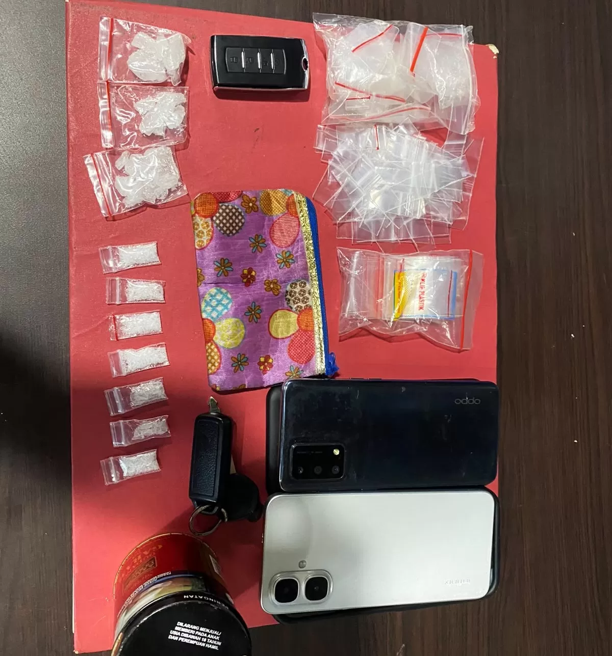 Barang Bukti Narkotika jenis sabu sabu yang disita dari tersangka dalam operasi Polres Aceh Barat. (Dok Polres Aceh Barat)