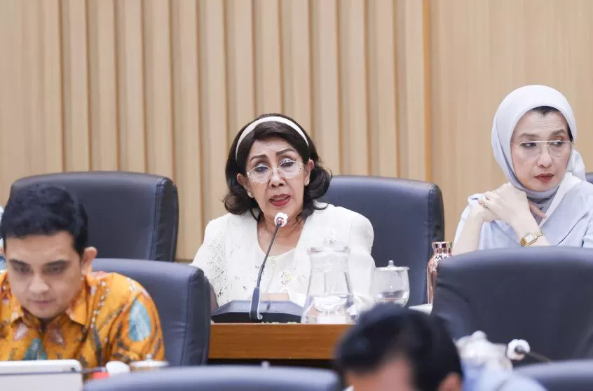 Anggota Komisi IX DPR RI Tutik Kusuma Wardhani mengingatkan dampak kesehatan akibat kebakaran hutan dan lahan  yang berkepanjangan.Foto: Kresno/jk
