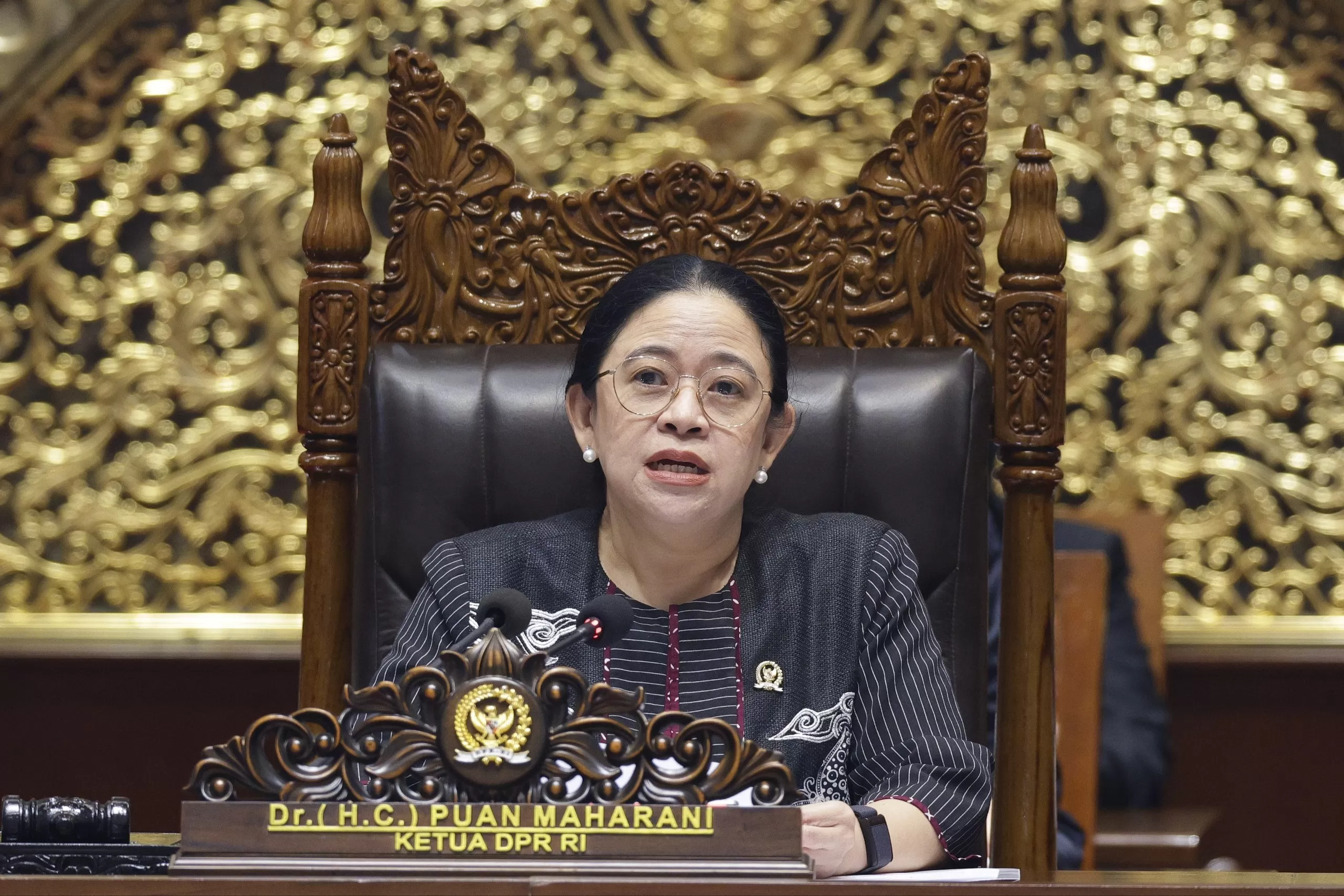 Ketua DPR RI Puan Maharani menyampaikan keprihatinan atas laporan 70 ribu lebih balita yang terkena infeksi saluran pernapasan akut (ISPA) dampak Kebakaran Hutan dan Lahan (Karhutla). Foto Dok DPR RI