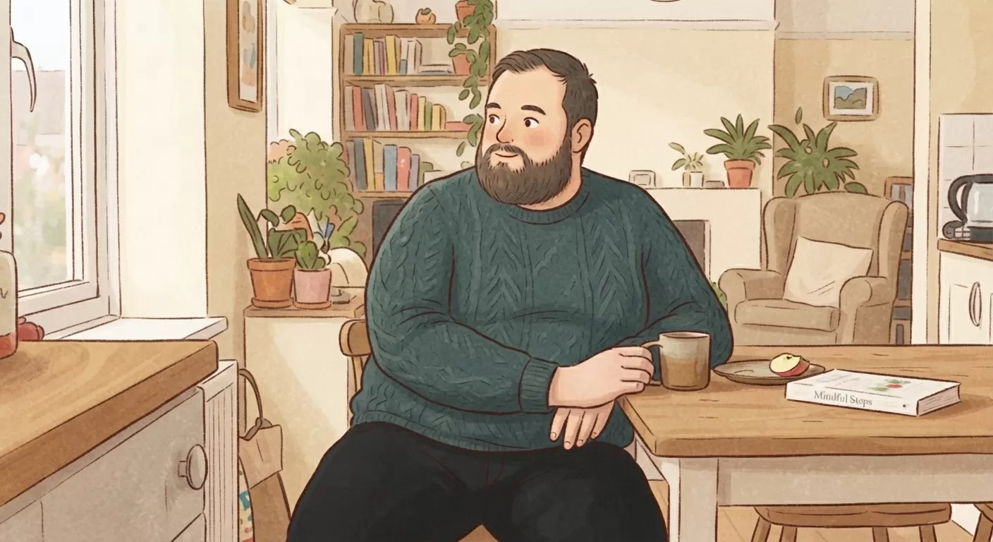 Ilustrasi seseorang yang mengalami obesitas