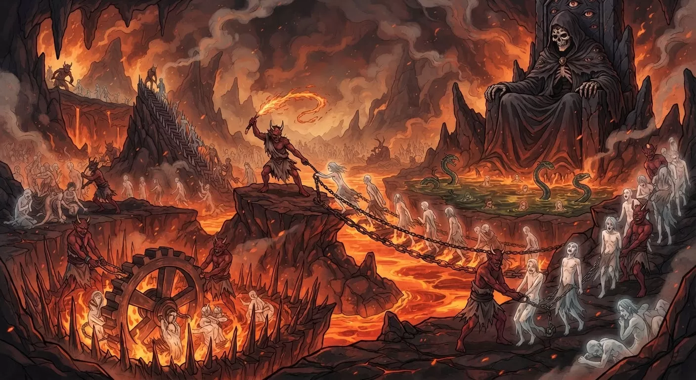 Ilustrasi neraka 