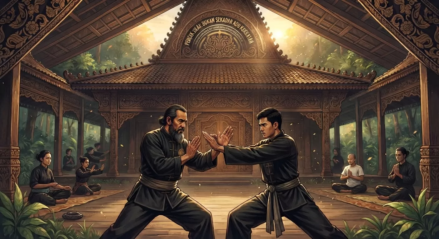 Ilustrasi pencak silat