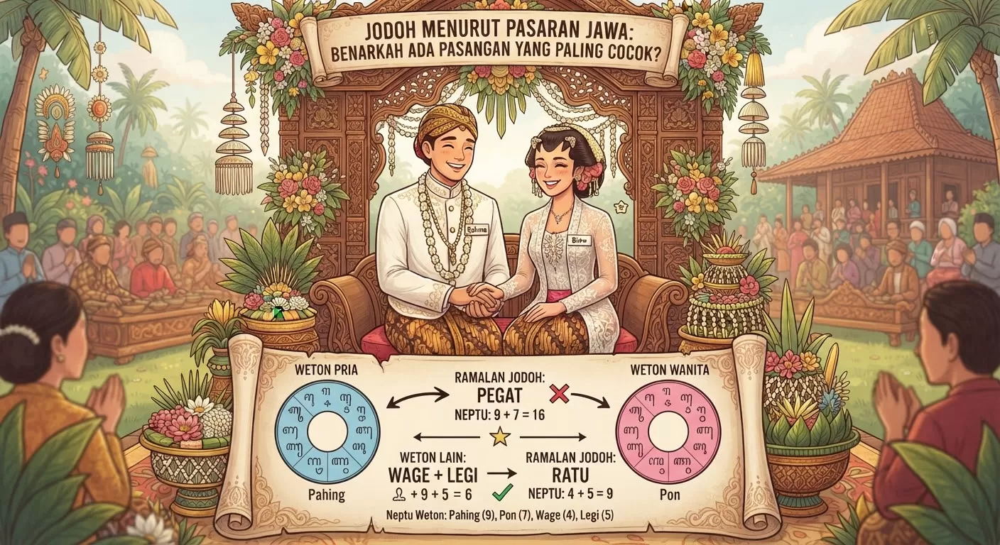 Ilustrasi perjodohan dalam hitungan jawa