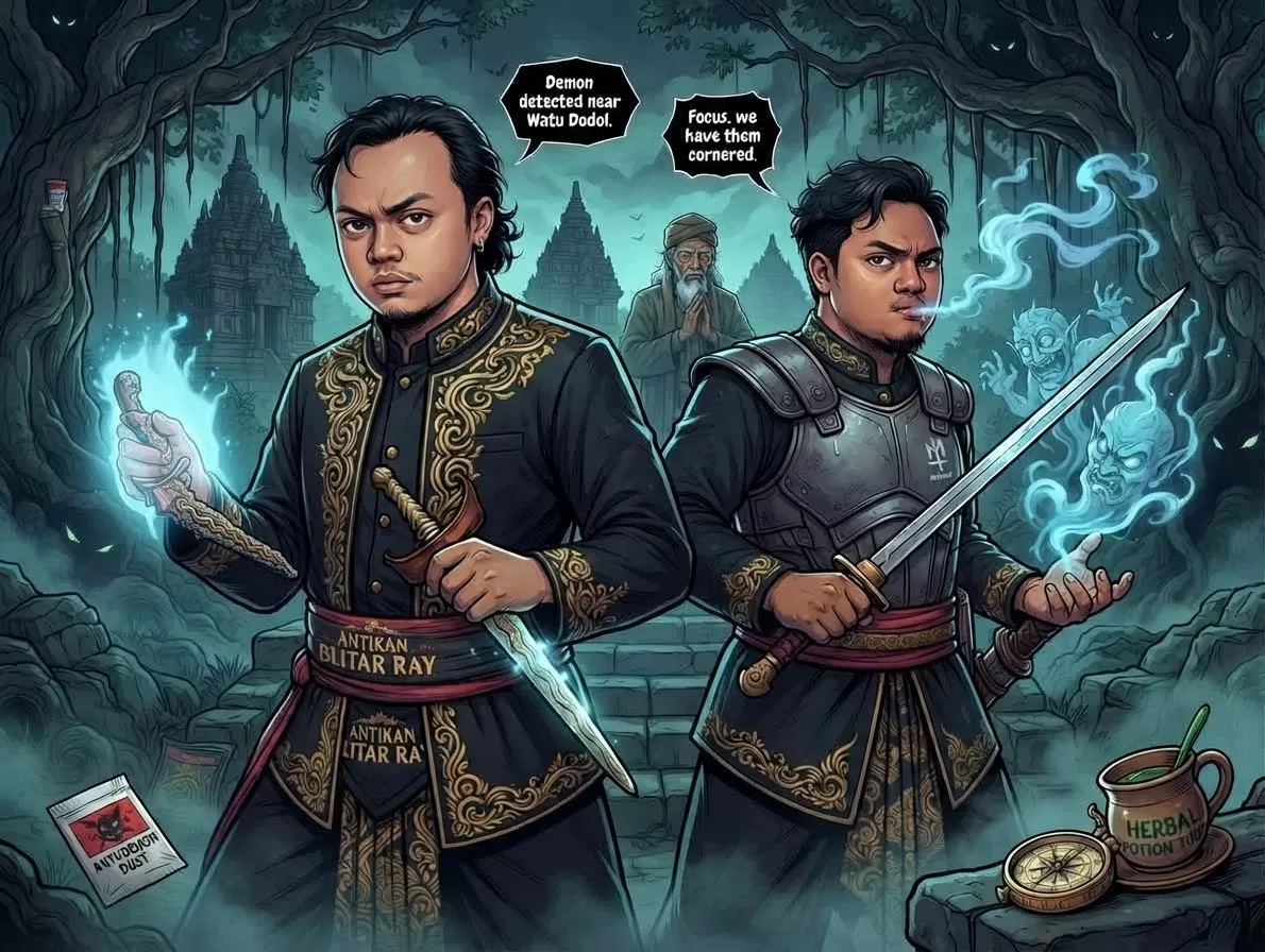 Ilustrasi pendekar pembasmi siluman