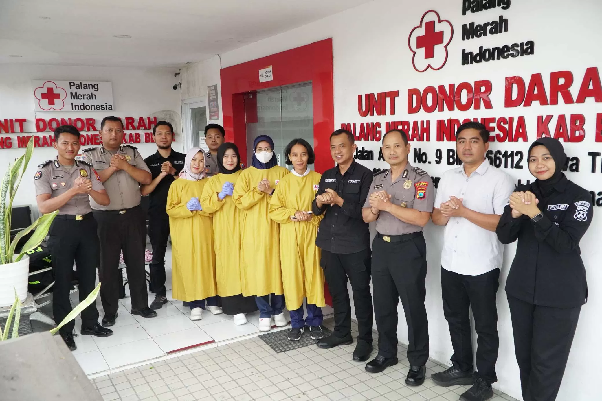 Polres Blitar Gelar Donor Darah Jelang HUT Humas Polri