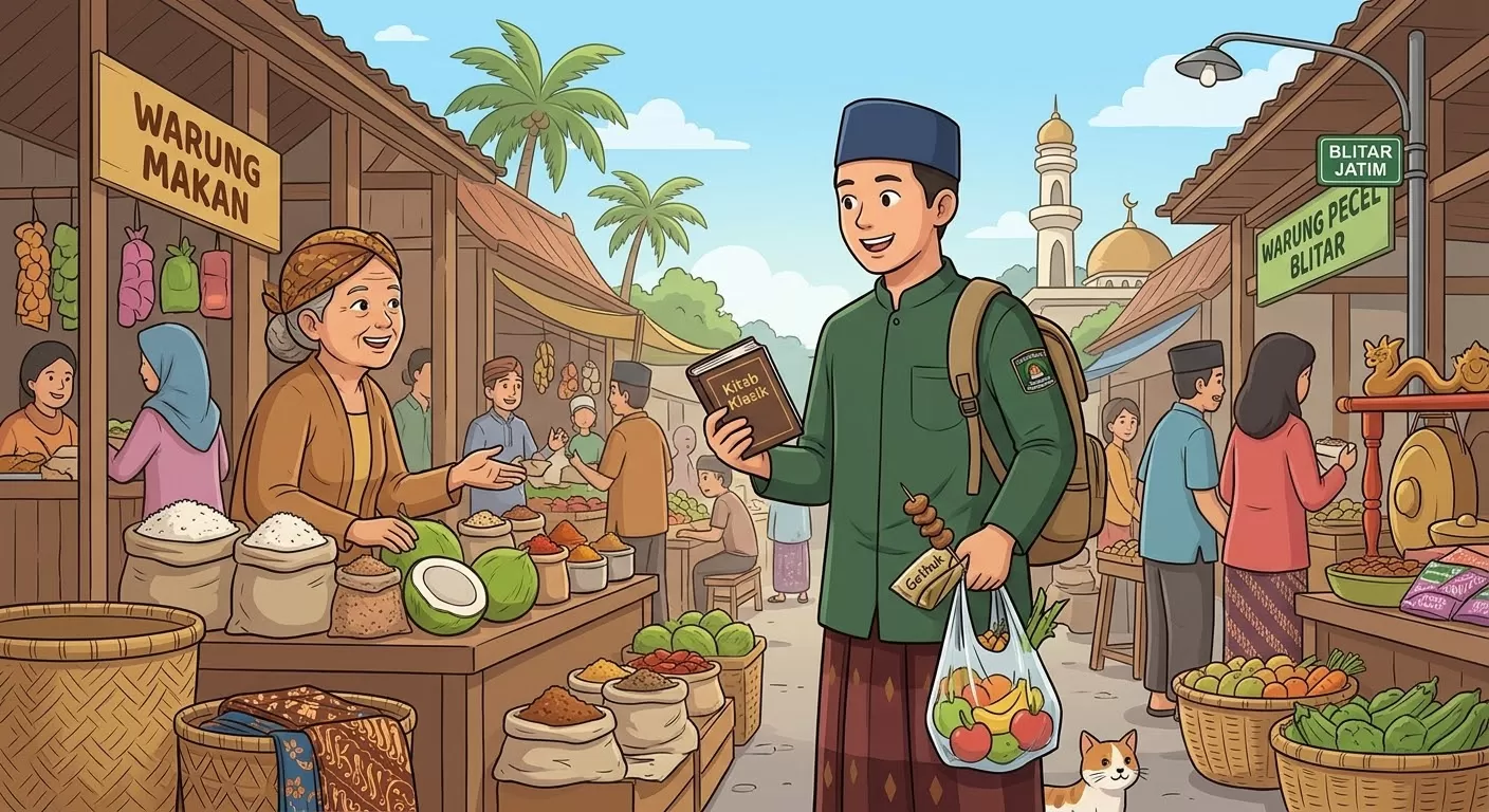 Ilustrasi santri abangan