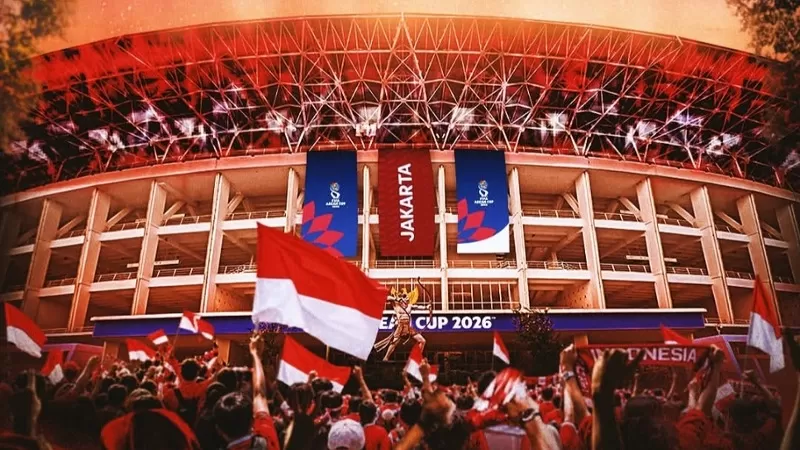 Ilustrasi penonton yang akan memadati final Divisi I FIFA ASEAN CUP 2026 di Stadion Utama GBK, Senin (5/10/2026) kick off pukul 20.00 WIB. (Foto: Instagram/PSSI)